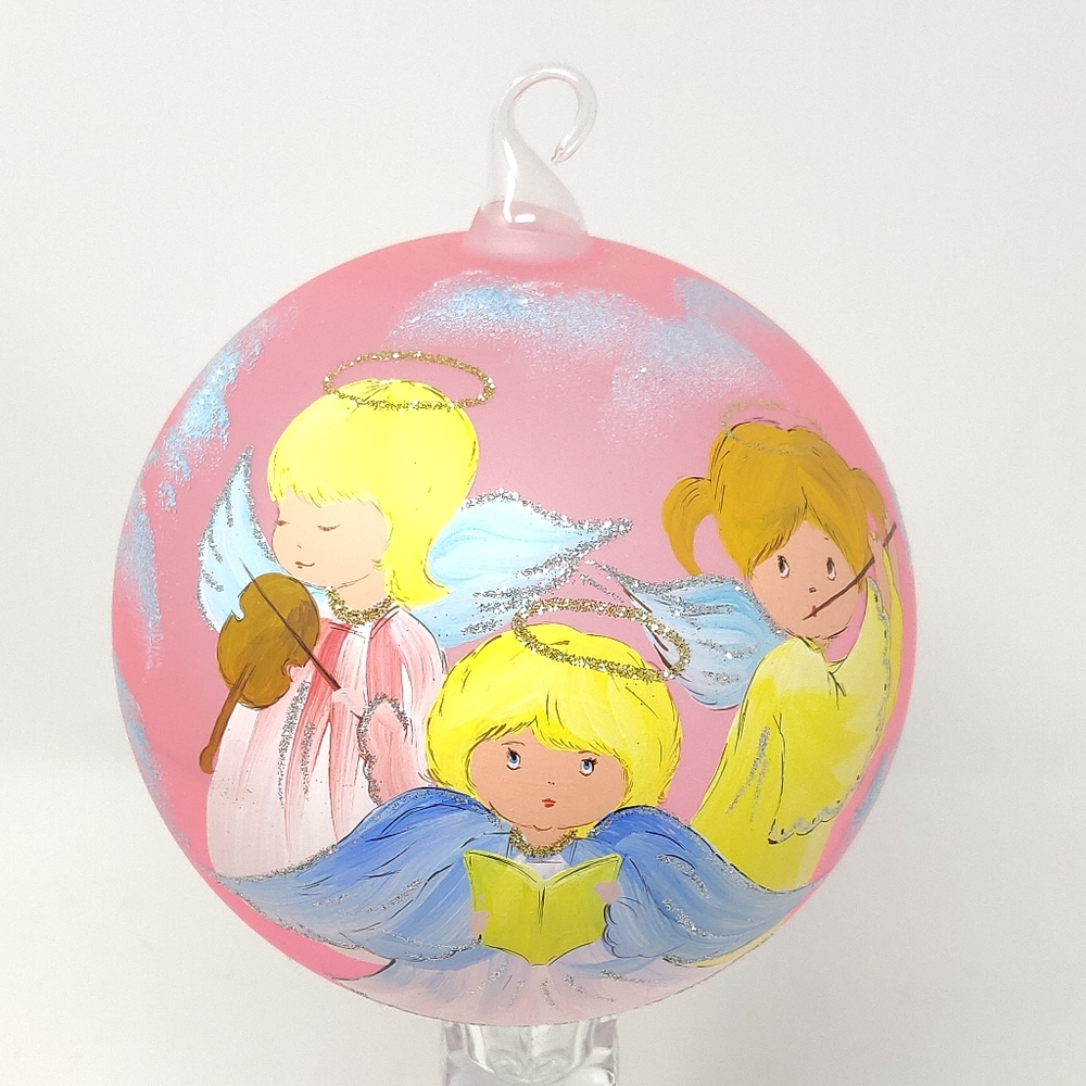 Huge 6" Handmade in Poland Christmas Ball Ornament